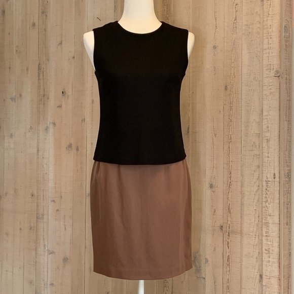 Ann Taylor NWT tailored wool pencil skirt - in caramel, fully lined - Size 4 - Picture 6 of 8
